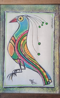 Un pájaro colorido